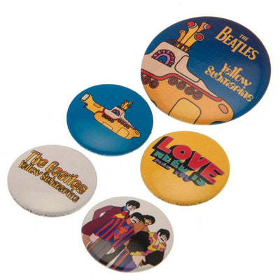 The Beatles Yellow Submarine Button Badge Set - Gift Arch