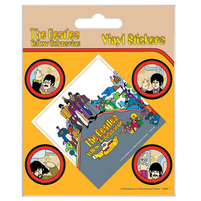 The Beatles Yellow Submarine Stickers - Gift Arch