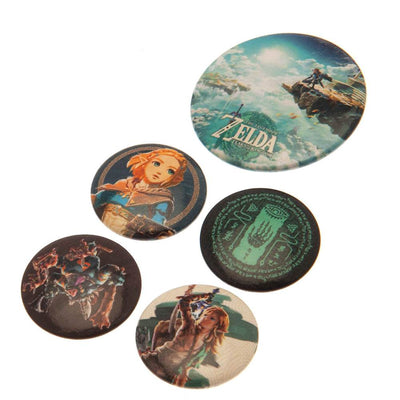 The Legend Of Zelda Button Badge Set - Gift Arch