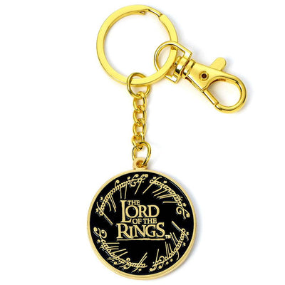 The Lord Of The Rings Charm Keyring Logo - Gift Arch