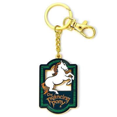The Lord Of The Rings Charm Keyring Prancing Pony - Gift Arch