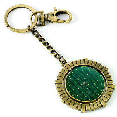 The Lord Of The Rings Hobbit Door Spinner Keyring - Gift Arch