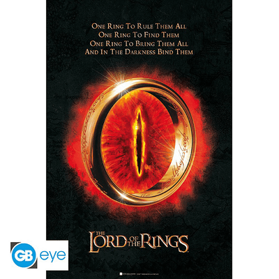 The Lord Of The Rings Poster One Ring 68 - Gift Arch