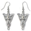 The Lord Of The Rings Silver Plated Evenstar Hook Earrings - Gift Arch