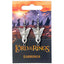 The Lord Of The Rings Silver Plated Evenstar Hook Earrings - Gift Arch