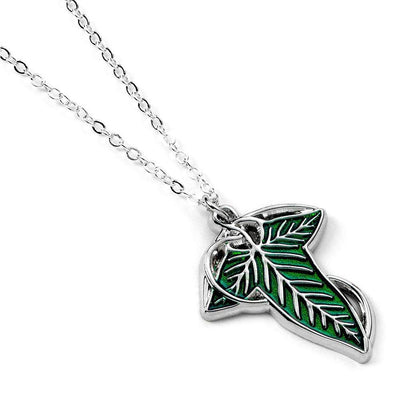 The Lord Of The Rings Silver Plated Necklace Leaf Of Lorien - Gift Arch