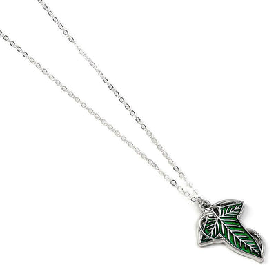 The Lord Of The Rings Silver Plated Necklace Leaf Of Lorien - Gift Arch