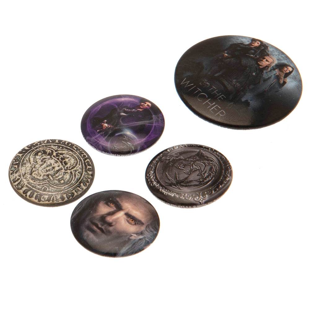 The Witcher Button Badge Set - Gift Arch