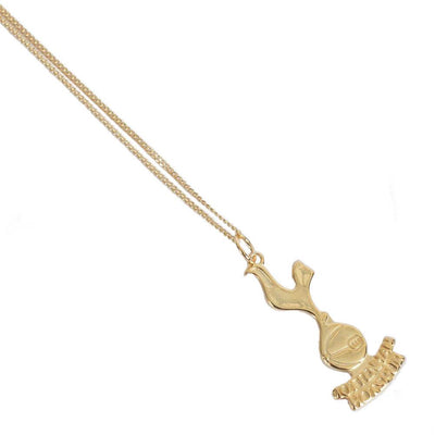 Tottenham Hotspur FC 18ct Gold Plated on Silver Pendant & Chain - Gift Arch
