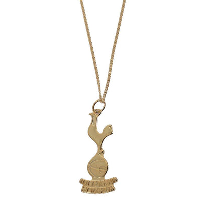 Tottenham Hotspur FC 18ct Gold Plated on Silver Pendant & Chain - Gift Arch