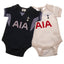 Tottenham Hotspur FC 2 Pack Bodysuit 3/6 mths GD - Gift Arch