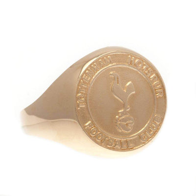 Tottenham Hotspur FC 9ct Gold Crest Ring Medium - Gift Arch