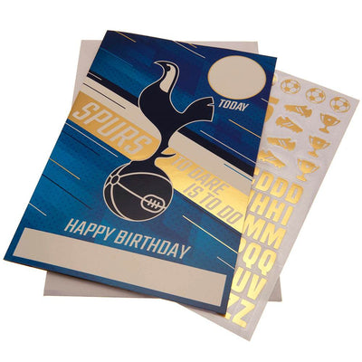 Tottenham Hotspur FC Birthday Card With Stickers - Gift Arch