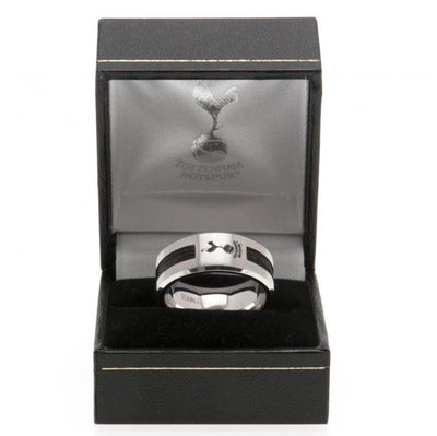 Tottenham Hotspur FC Black Inlay Ring Medium - Gift Arch