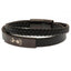 Tottenham Hotspur FC Black IP Leather Bracelet - Gift Arch