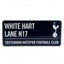 Tottenham Hotspur FC Colour Street Sign - Gift Arch