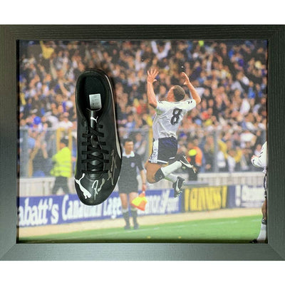 Tottenham Hotspur FC Gascoigne Signed Boot (Framed) - Gift Arch