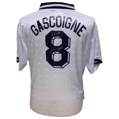 Tottenham Hotspur FC Gascoigne Signed Shirt - Gift Arch