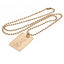 Tottenham Hotspur FC Gold Plated Dog Tag & Chain - Gift Arch