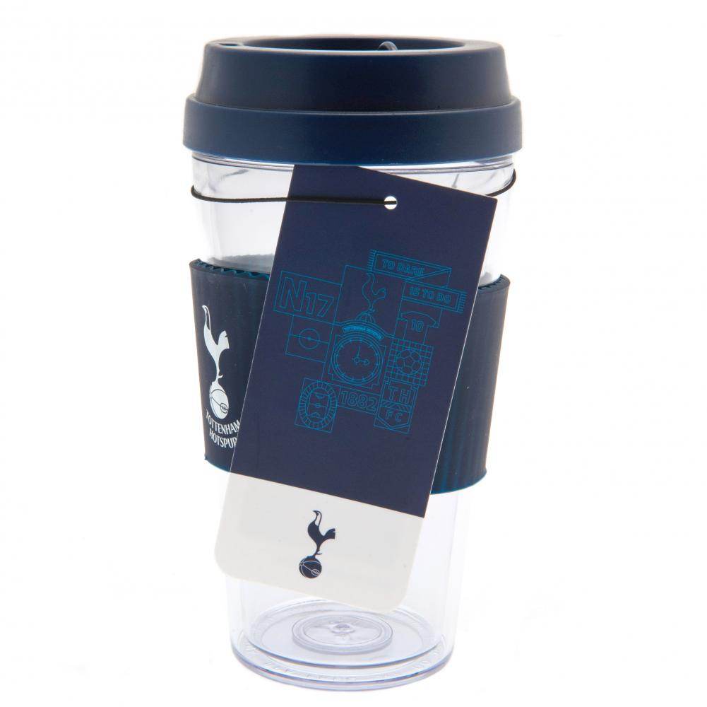 Tottenham Hotspur FC Silicone Grip Travel Mug - Gift Arch