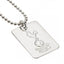 Tottenham Hotspur FC Silver Plated Dog Tag & Chain - Gift Arch