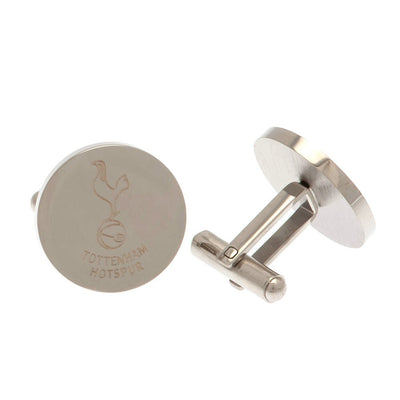 Tottenham Hotspur FC Stainless Steel Round Cufflinks - Gift Arch