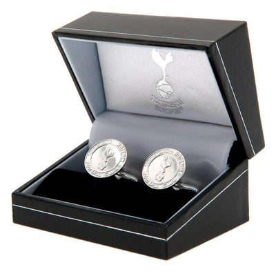 Tottenham Hotspur FC Sterling Silver Crest Cufflinks - Gift Arch