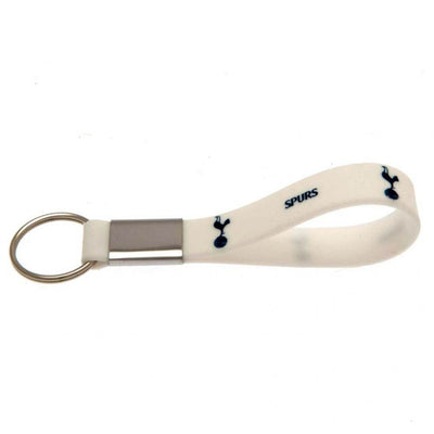 Tottenham Hotspur FC White Silicone Keyring - Gift Arch