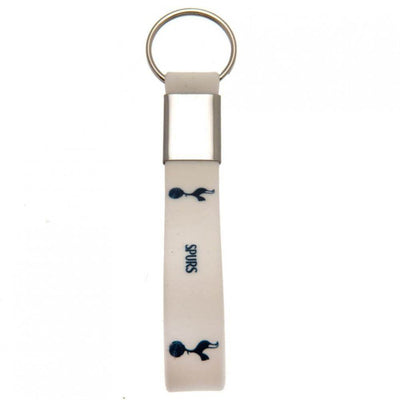 Tottenham Hotspur FC White Silicone Keyring - Gift Arch