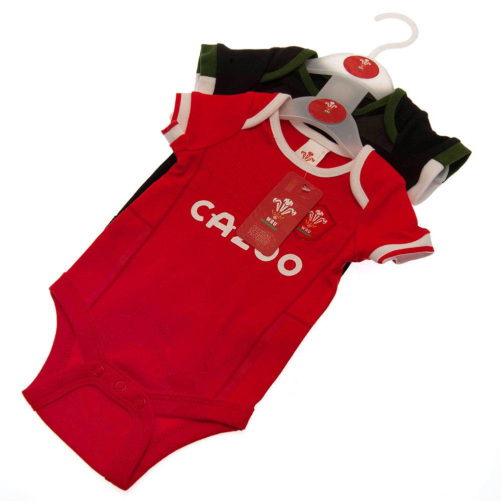 Wales RU 2 Pack Bodysuit 6-9 Mths PC - Gift Arch