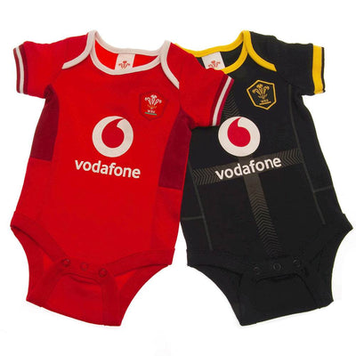 Wales RU 2 Pack Bodysuit 6/9 mths SP - Gift Arch