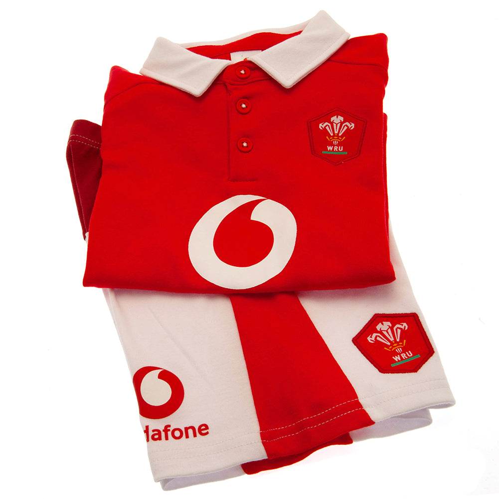 Wales RU Shirt & Short Set 9/12 mths SP - Gift Arch