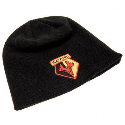 Watford FC Black Beanie - Gift Arch