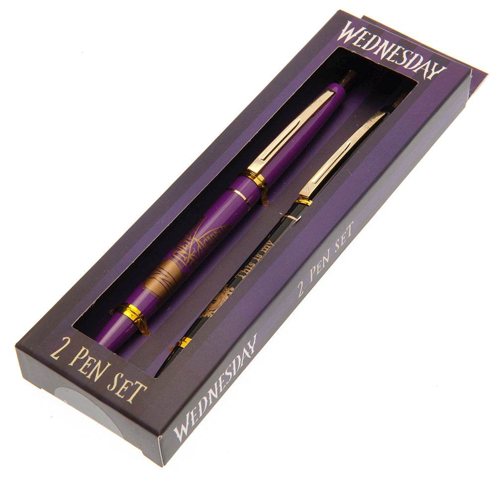 Wednesday 2pk Pen Set - Gift Arch
