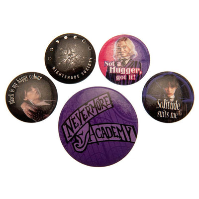 Wednesday Button Badge Set - Gift Arch