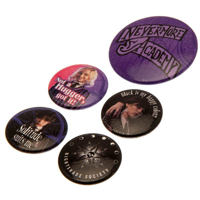 Wednesday Button Badge Set - Gift Arch