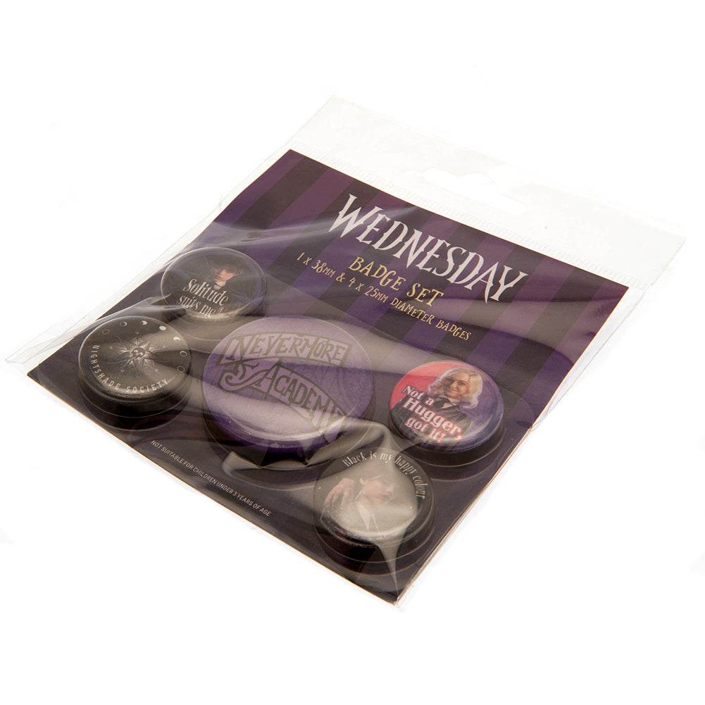 Wednesday Button Badge Set - Gift Arch