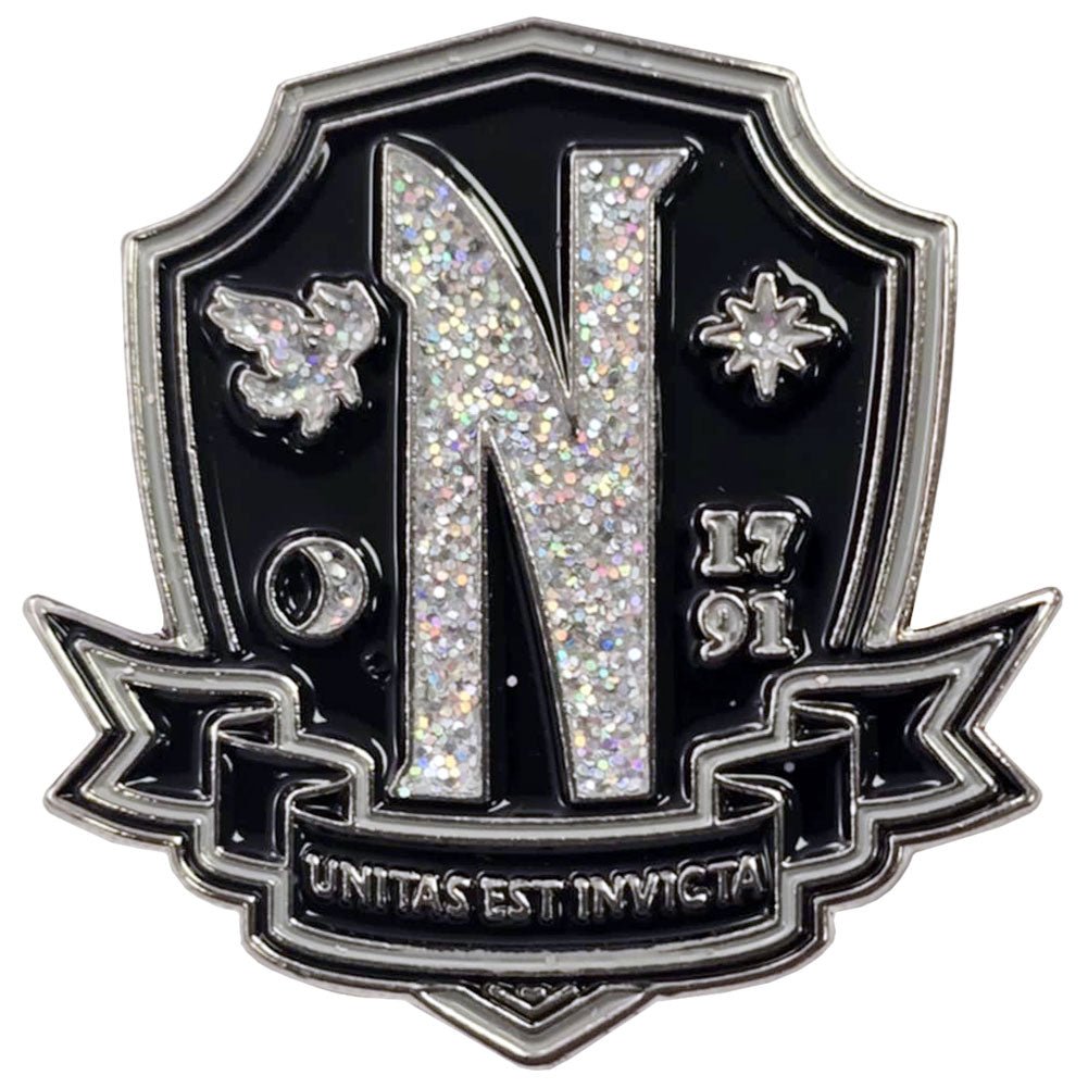 Wednesday Nevermore Pin Badge - Gift Arch