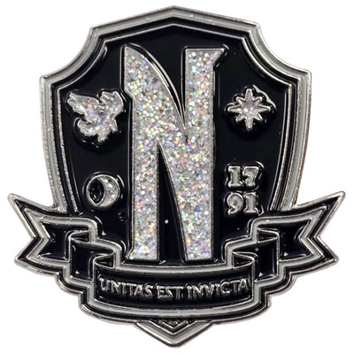 Wednesday Nevermore Pin Badge - Gift Arch