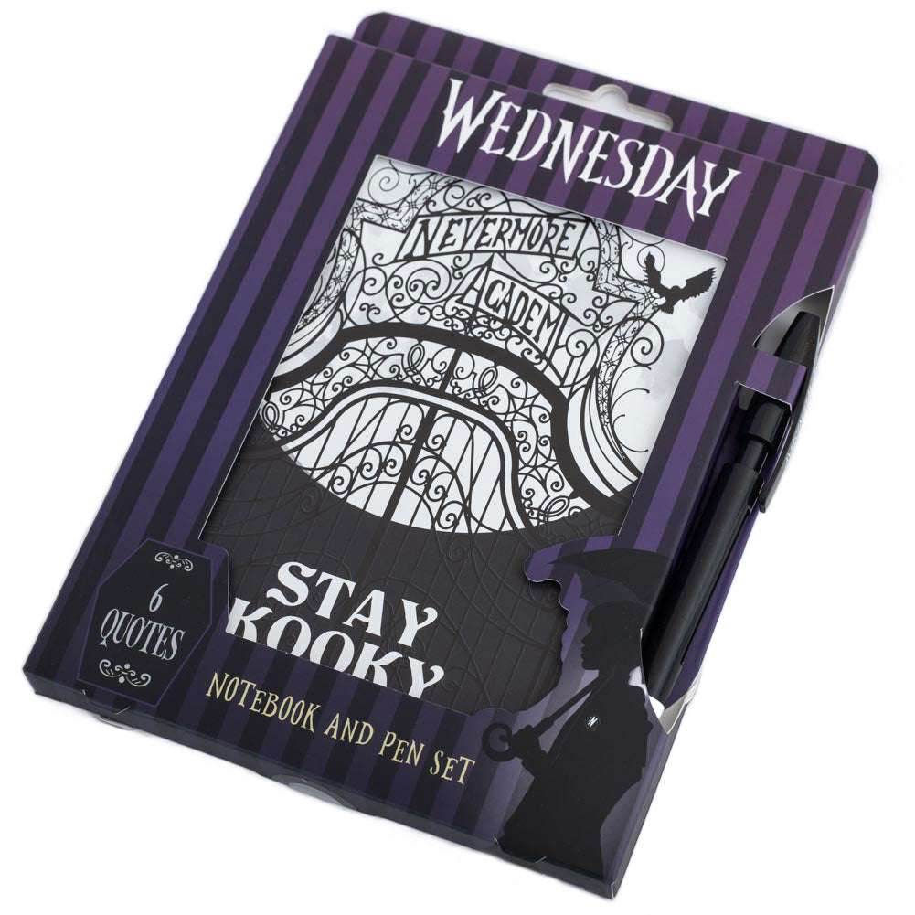 Wednesday Notebook & Pen Set - Gift Arch