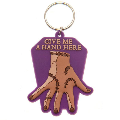 Wednesday Thing PVC Keyring - Gift Arch