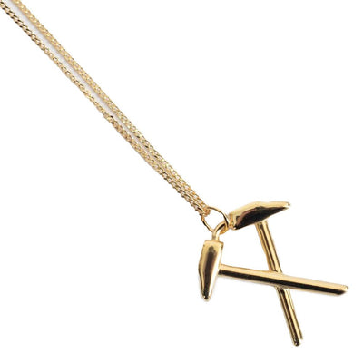 West Ham United FC 18ct Gold Plated on Silver Pendant & Chain - Gift Arch