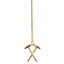 West Ham United FC 18ct Gold Plated on Silver Pendant & Chain - Gift Arch