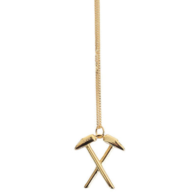 West Ham United FC 18ct Gold Plated on Silver Pendant & Chain - Gift Arch