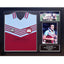 West Ham United FC 1980 Brooking Signed Shirt (Framed) - Gift Arch