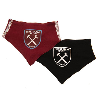 West Ham United FC 2 Pack Bibs ST - Gift Arch