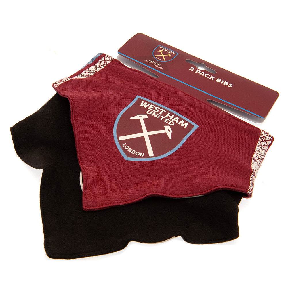 West Ham United FC 2 Pack Bibs ST - Gift Arch