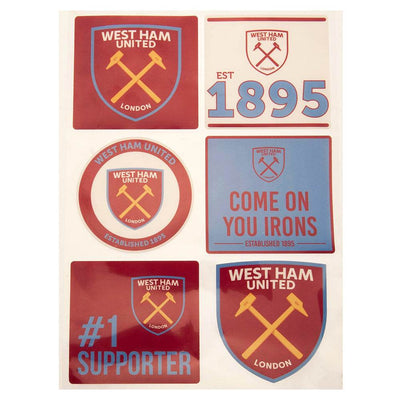 West Ham United FC Car Decal Set - Gift Arch