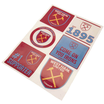 West Ham United FC Car Decal Set - Gift Arch