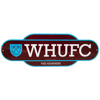West Ham United FC Colour Retro Sign - Gift Arch